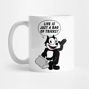 life just a bag the cat art Mug